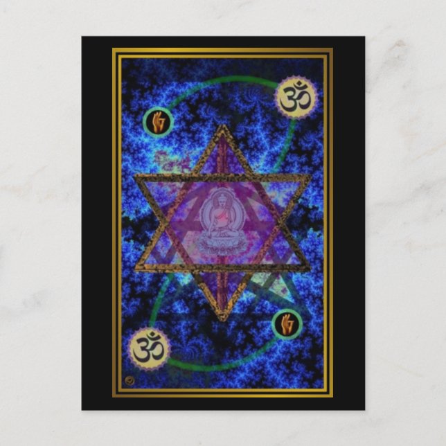 Sanctuary Om Postcard (Front)