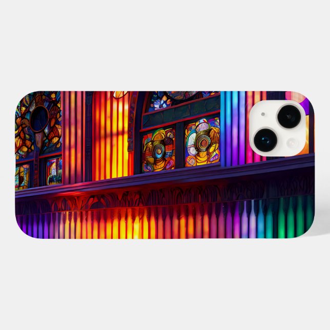 Sanctuary | Rainbow Church Art iPhone / iPad case (Back (Horizontal))
