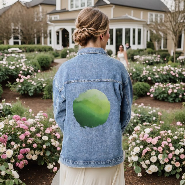Sanctum of the Emerald Vale Denim Jacket (Wedding Back)
