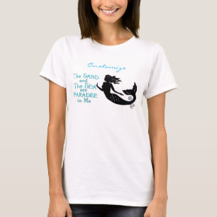 Sand and Sea Beach Mermaid Thunder_Cove T-Shirt