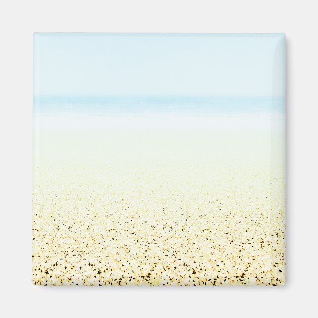 Sand and Sea Calm Coastal Magnet (Front)