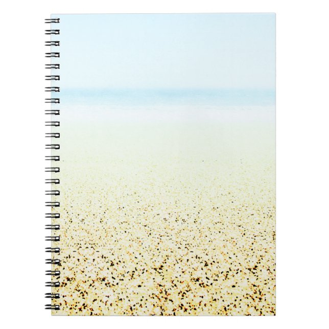 Sand and Sea Calm Coastal Notebook (Front)