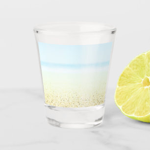 Sand and Sea Calm Coastal Shot Glass