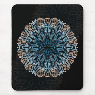 Sand and Sea Mandala Mouse Pad