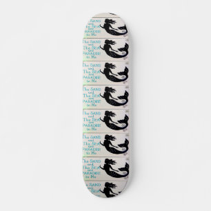sand and sea mermaid skateboard