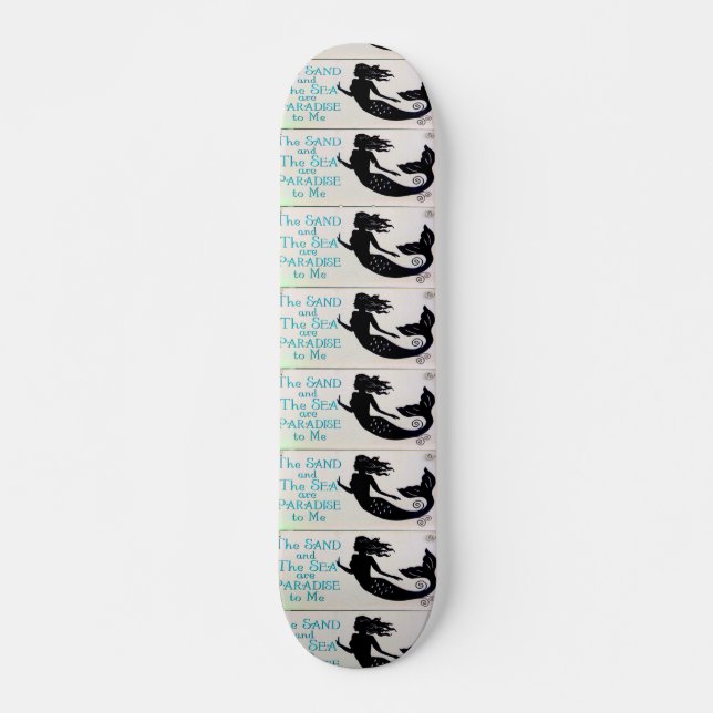 sand and sea mermaid skateboard (Front)