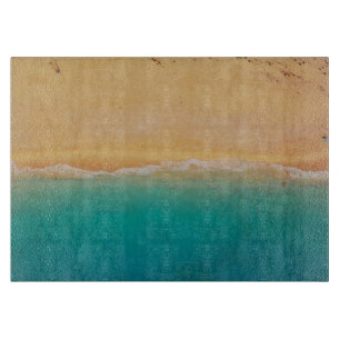 Sand and Sea Shoreline Photo Cutting Board
