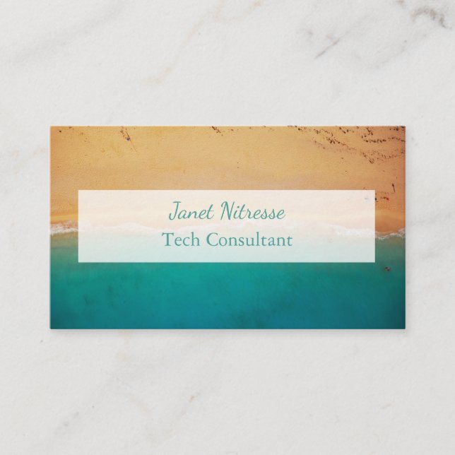 Sand and Water Business Cards (Front)