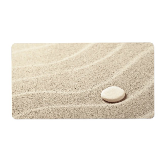 Sand Background With White Stone (Front)