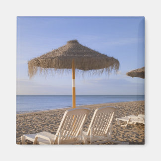 Sand Beach Chairs with Umbrella Magnet