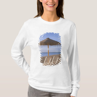 Sand Beach Chairs with Umbrella T-Shirt