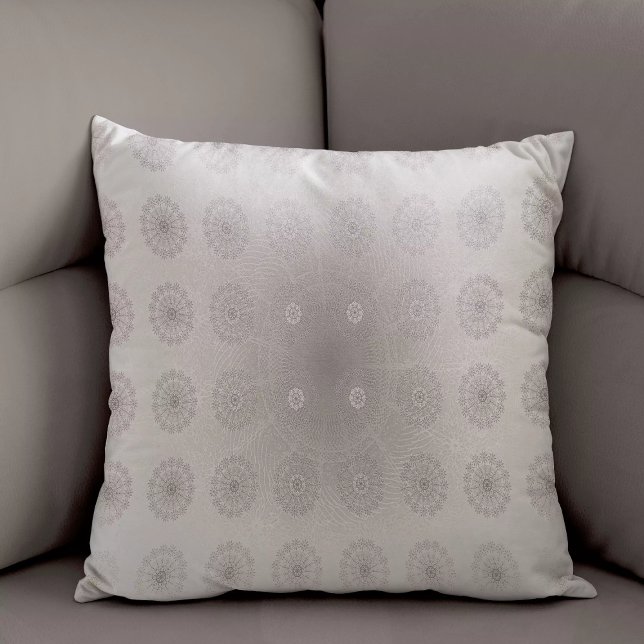 Sand-beach floral textile patterned art cushion (Creator Uploaded)