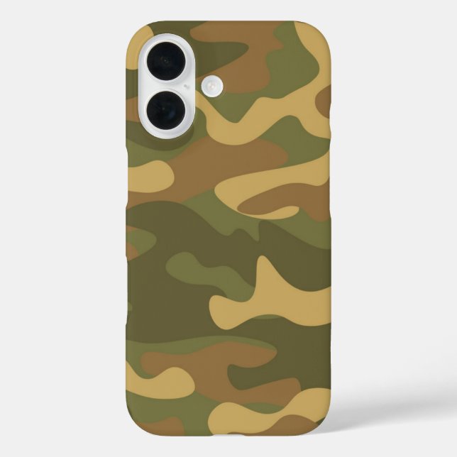 Sand Brown Camo Case-Mate iPhone Case (Back)