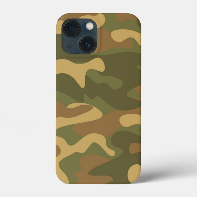 Sand Brown Green Camo Case-Mate iPhone Case (Back)