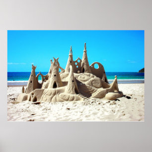 Sand Castle Poster