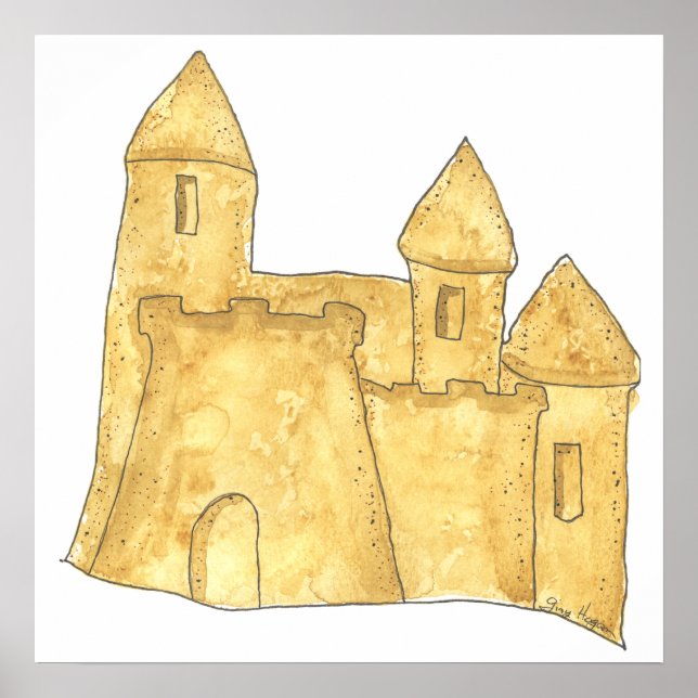 Sand Castle Posters & Prints (Front)