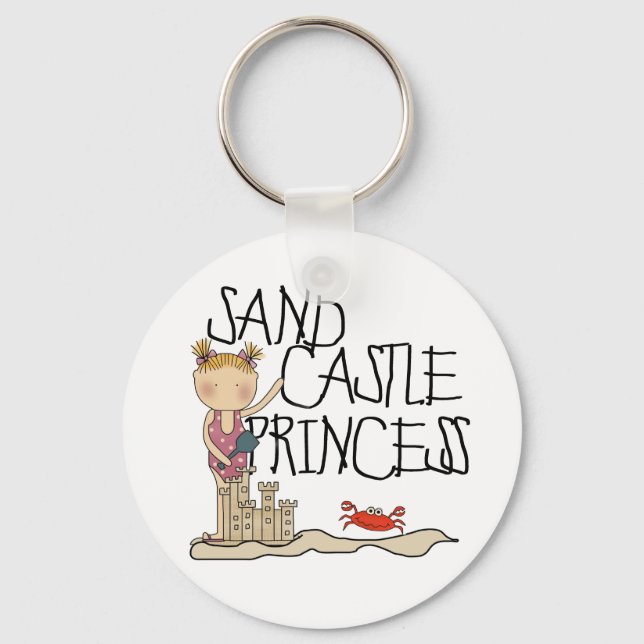 SAND CASTLE PRINCESS KEY RING (Front)