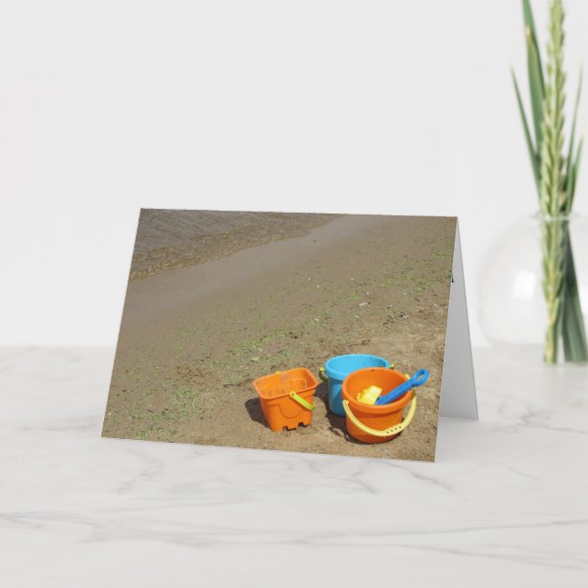 "Sand Castle Tools" Thank You Card (Front)