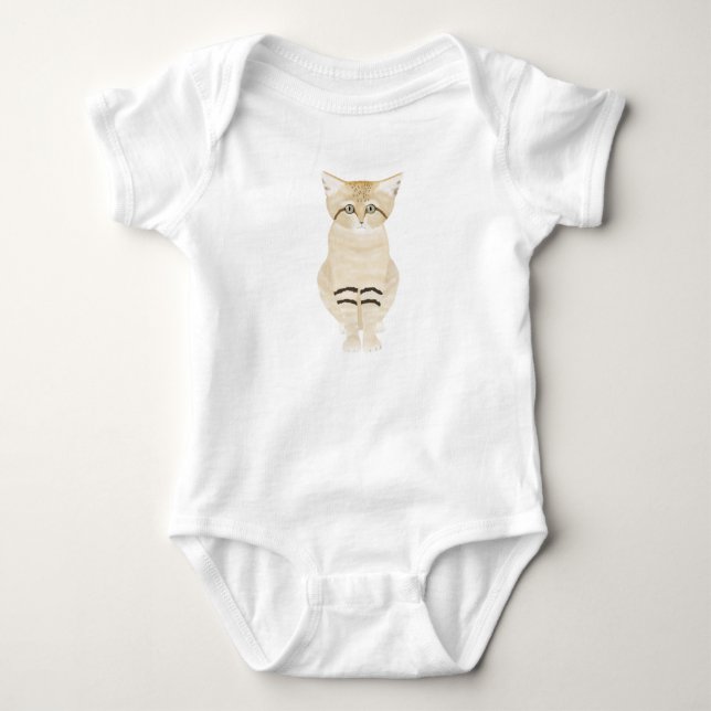 Sand Cat Baby Bodysuit (Front)