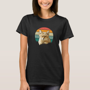 Sand Cat Pet Retro Men Women Kids T-Shirt