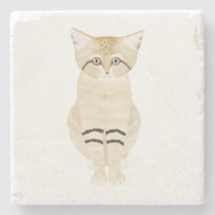 Sand Cat Stone Coaster