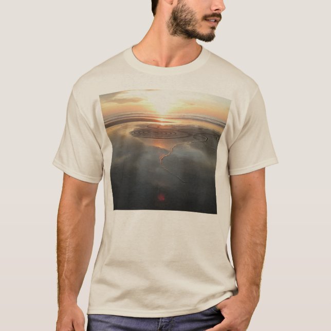 Sand Circle at Sunset Shirt (Front)
