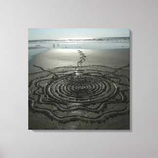Sand Circle Canvas #2 Print