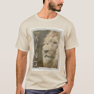 Sand Colour Lion Elegant Modern Template Trendy T-Shirt