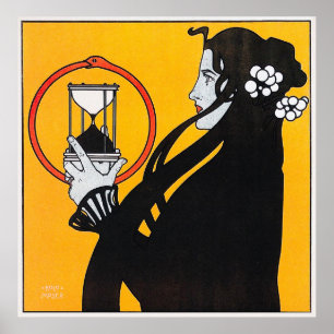 Sand Dial - Vintage Art Nouveau Print