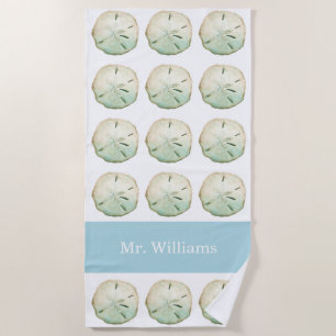Sand Dollar Beach Custom Mr Name Towel