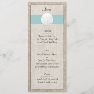 Sand Dollar Beach Wedding Menu