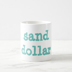 sand dollar coffee mug