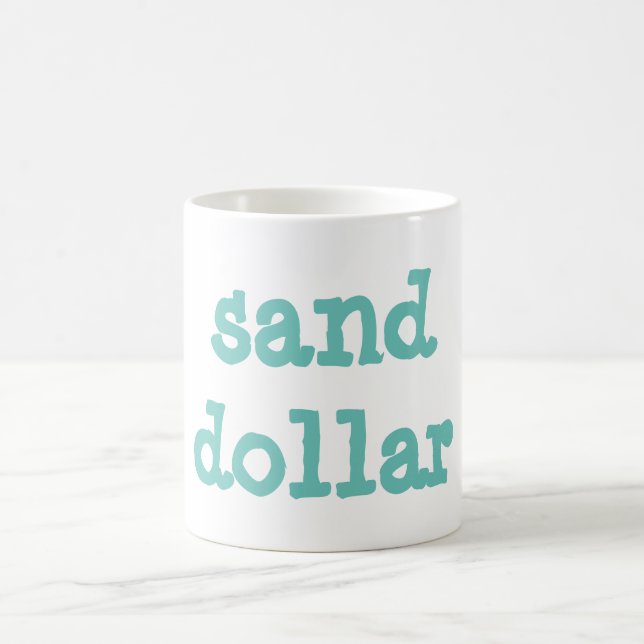 sand dollar coffee mug (Center)
