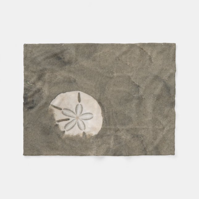 Sand dollar (Echinarachnius parma) Fleece Blanket (Front (Horizontal))