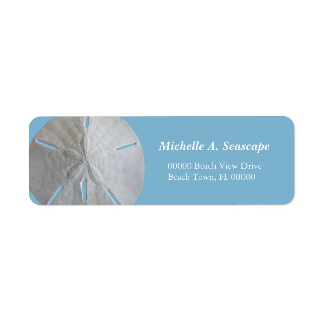Sand Dollar on Light Blue (Front)