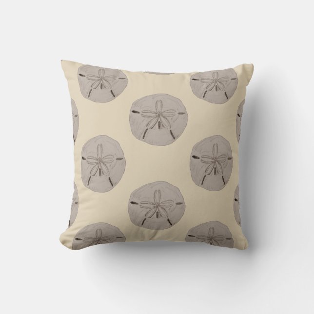 Sand Dollar Pattern Pillow (Front)