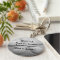 Sand Dollar Personalised Key Ring Wedding Favour