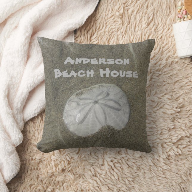 Sand Dollar Photo Coastal Home Beach House Cushion (Blanket)