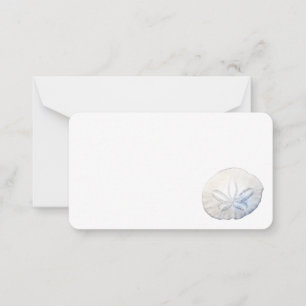 Sand Dollar Photo Flat Note Cards