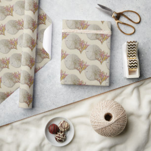 Sand Dollar Sea Coral Wrapping Paper