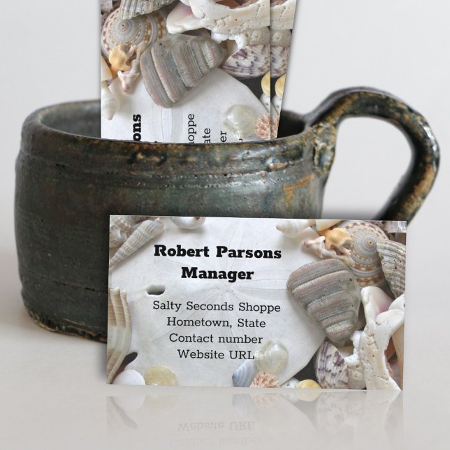 Sand Dollar Seashells Business Cards (Creator Uploaded)