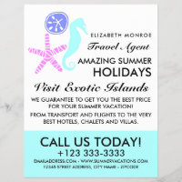 Sand Dollar, Starfish, Seahorse, Travel Agent
