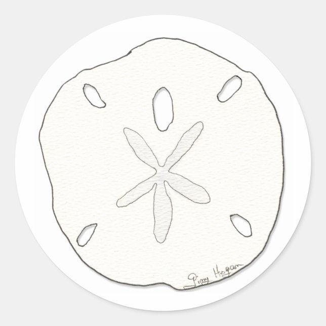 Sand Dollar Sticker (Front)