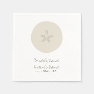 Sand Dollar Wedding Napkins