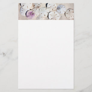 Sand dollars stationery