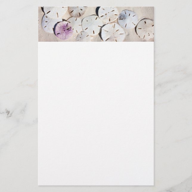 Sand dollars stationery (Front)