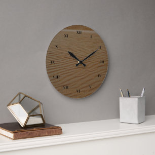 Sand Dune-Abstract by Shirley Taylor Large Clock