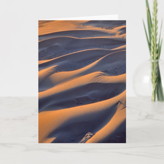 Sand Dune Abstract Card (Front)
