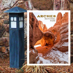Sand Dune Arch, Arches National Park, Utah Postcar Postcard