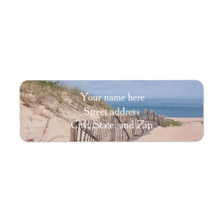Sand dunes and beach fence